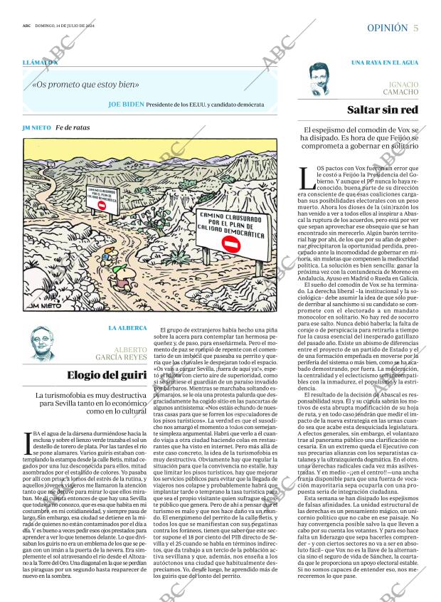 ABC SEVILLA 14-07-2024 página 5