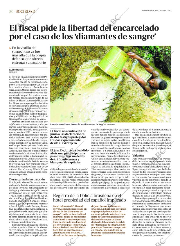 ABC SEVILLA 14-07-2024 página 50