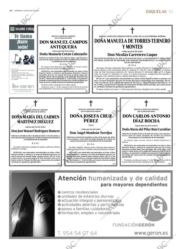 ABC SEVILLA 14-07-2024 página 53