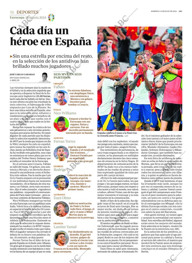 ABC SEVILLA 14-07-2024 página 56