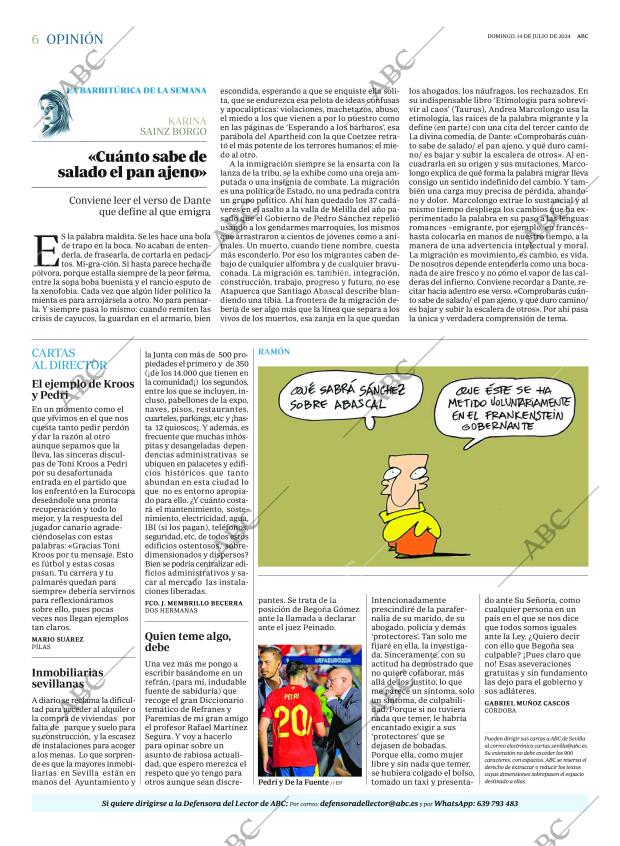 ABC SEVILLA 14-07-2024 página 6