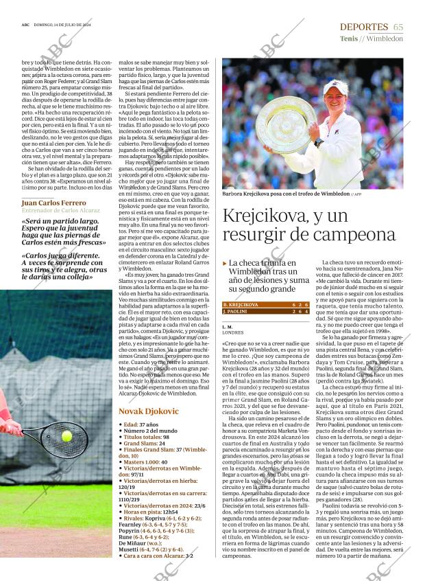 ABC SEVILLA 14-07-2024 página 65