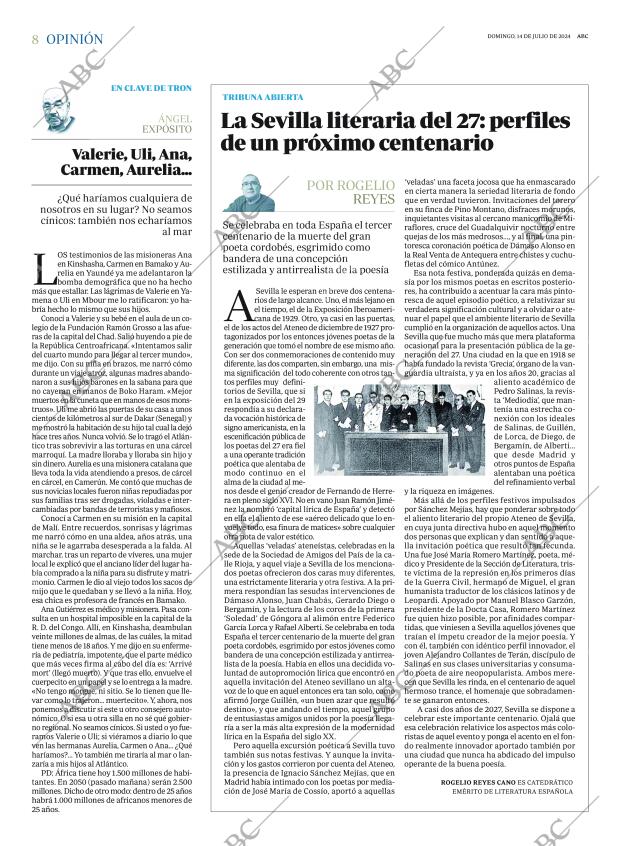 ABC SEVILLA 14-07-2024 página 8