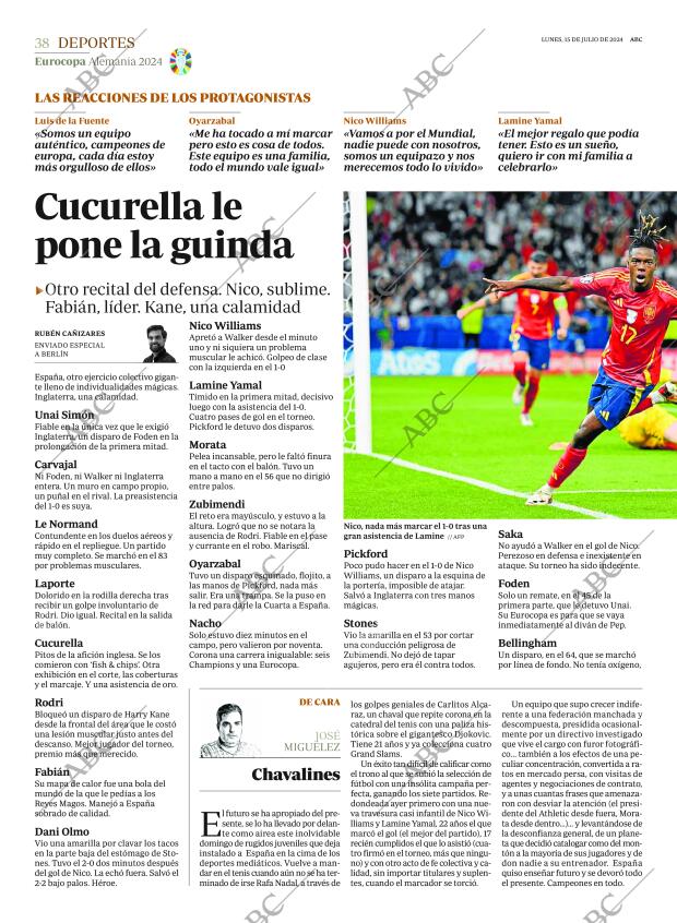 ABC MADRID 15-07-2024 página 38