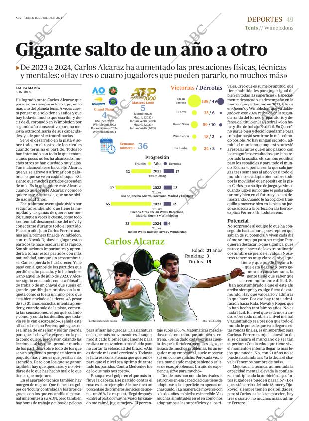 ABC MADRID 15-07-2024 página 49