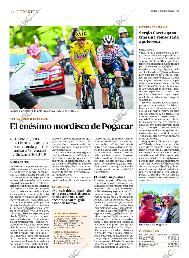 ABC MADRID 15-07-2024 página 50