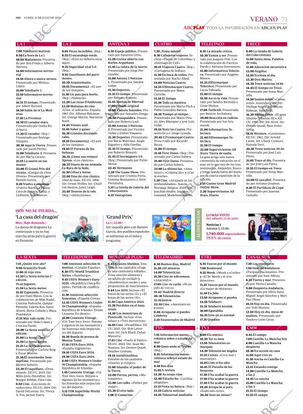 ABC MADRID 15-07-2024 página 71
