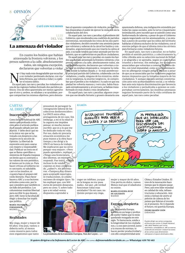 ABC MADRID 15-07-2024 página 8