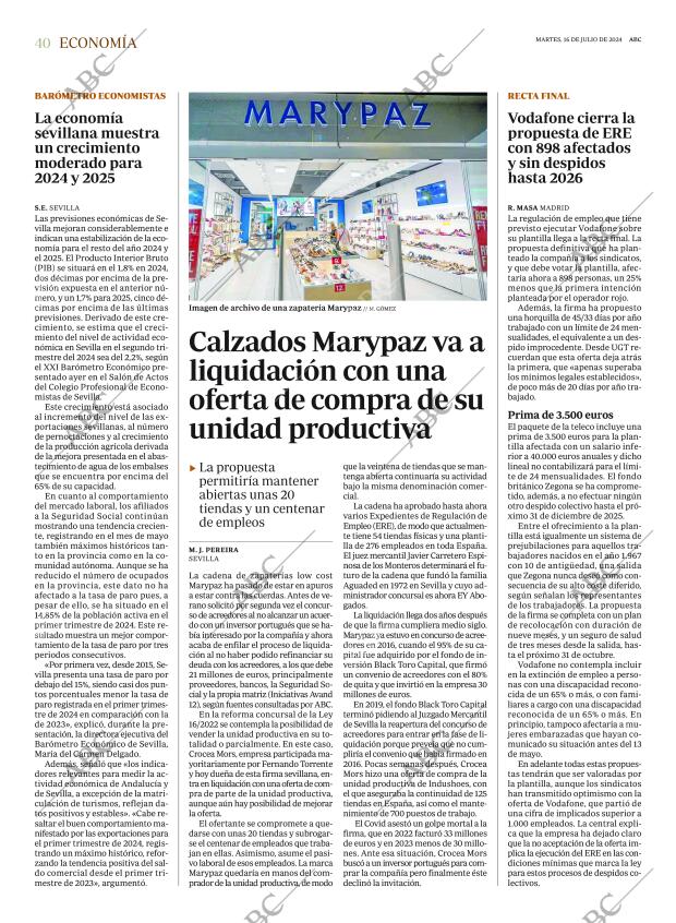 ABC SEVILLA 16-07-2024 página 40