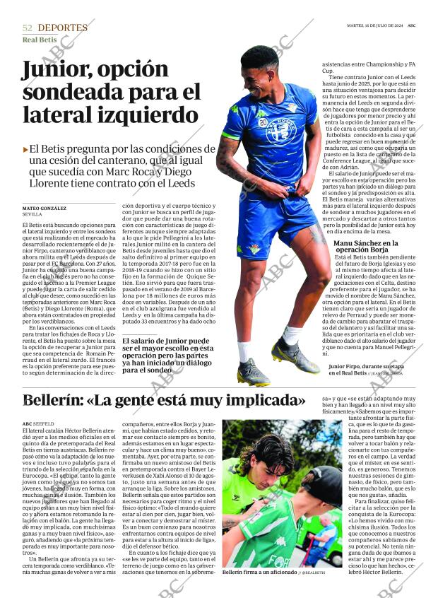 ABC SEVILLA 16-07-2024 página 52