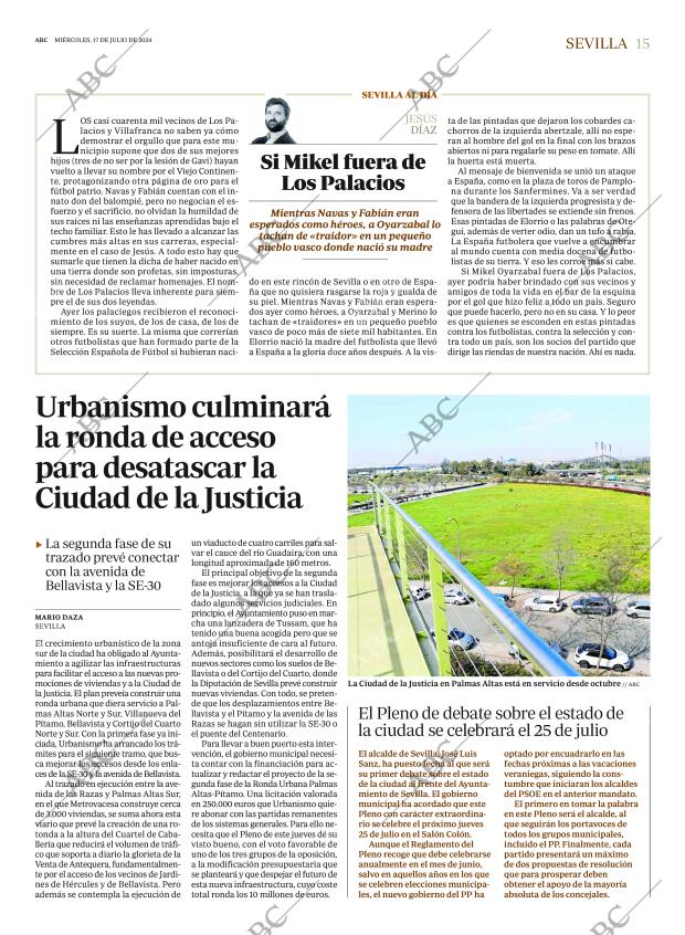 ABC SEVILLA 17-07-2024 página 15