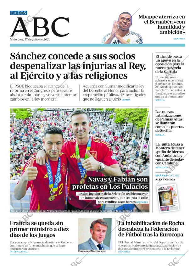 ABC SEVILLA 17-07-2024 página 2