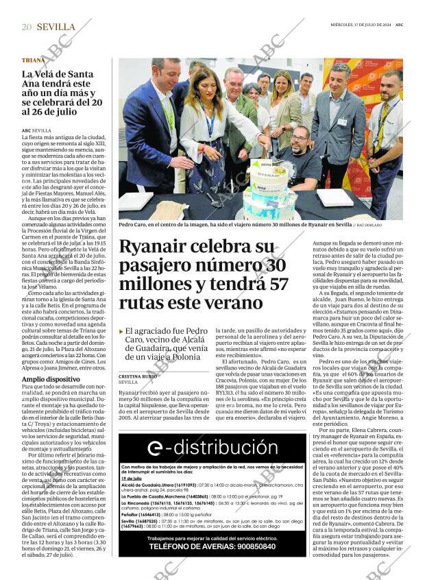 ABC SEVILLA 17-07-2024 página 20