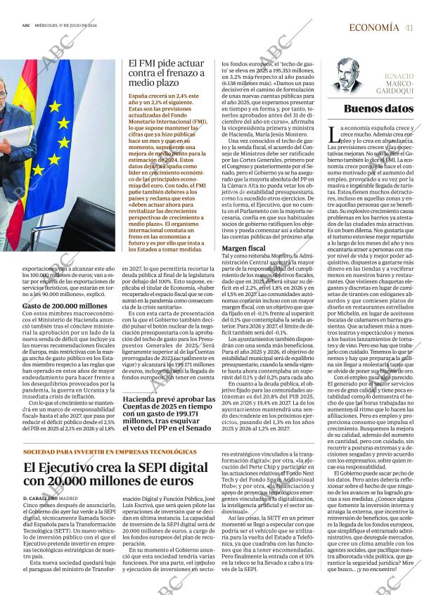 ABC SEVILLA 17-07-2024 página 41