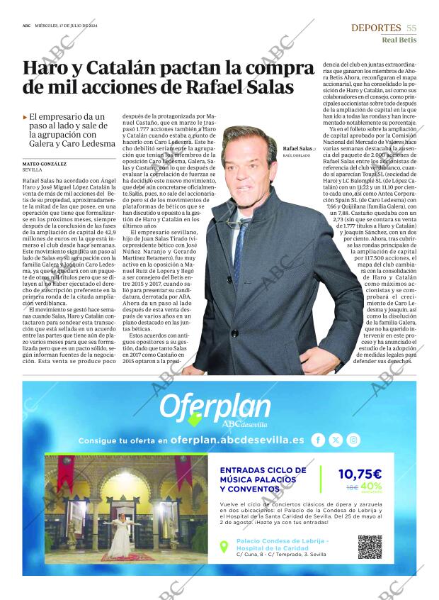 ABC SEVILLA 17-07-2024 página 55