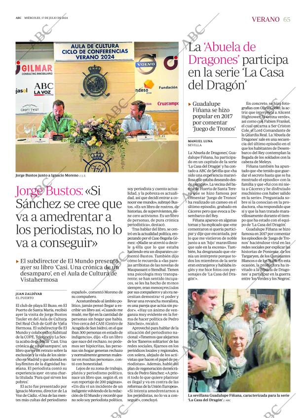 ABC SEVILLA 17-07-2024 página 65