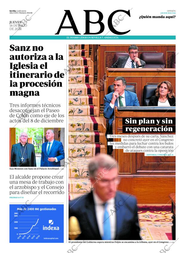 ABC SEVILLA 18-07-2024 página 1
