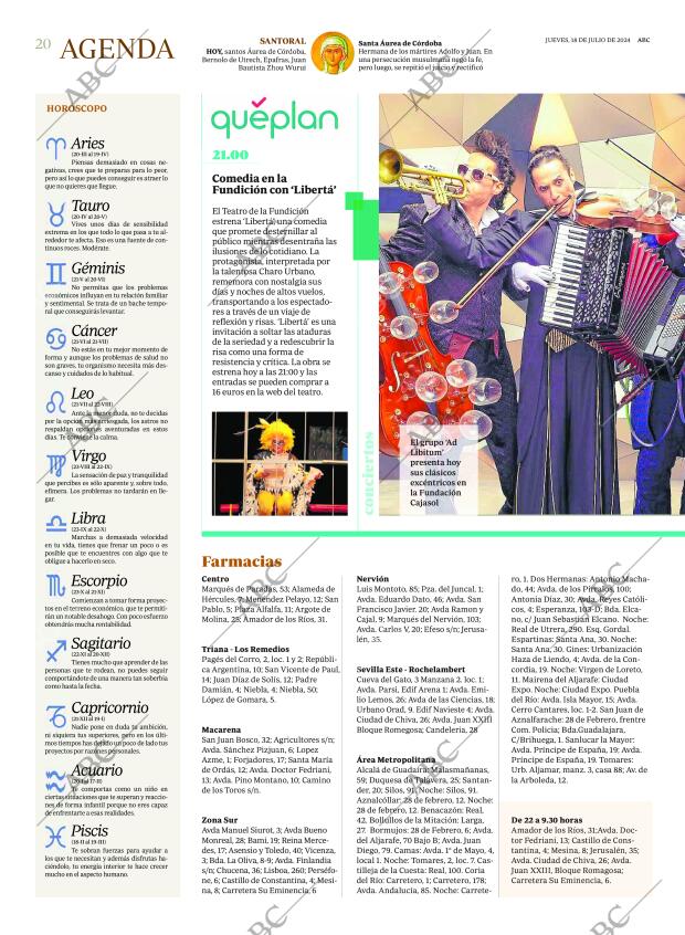 ABC SEVILLA 18-07-2024 página 20