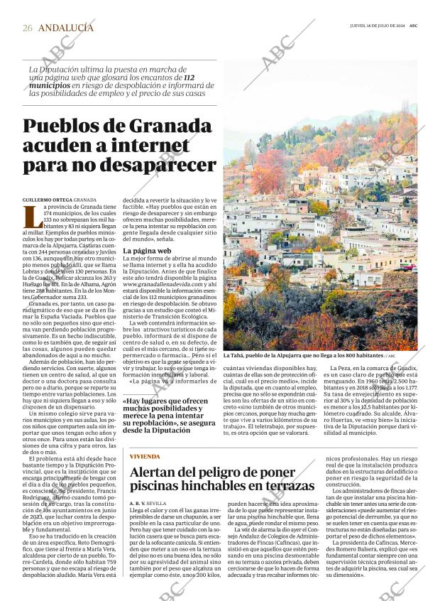 ABC SEVILLA 18-07-2024 página 26