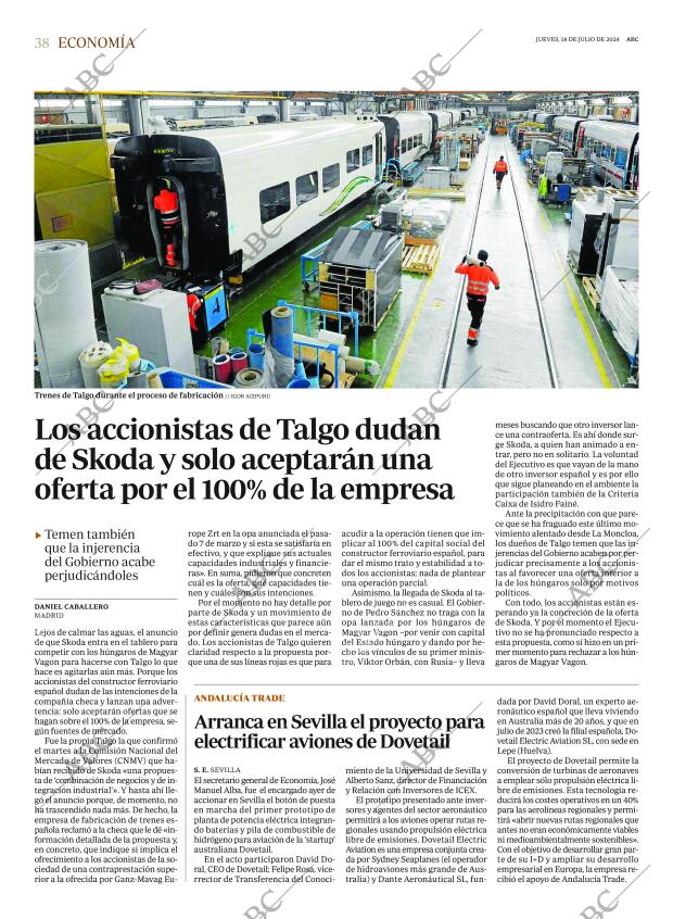 ABC SEVILLA 18-07-2024 página 38