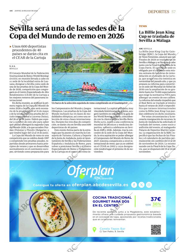 ABC SEVILLA 18-07-2024 página 57