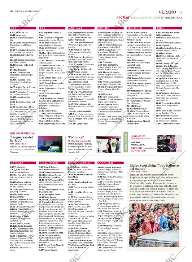 ABC SEVILLA 18-07-2024 página 71