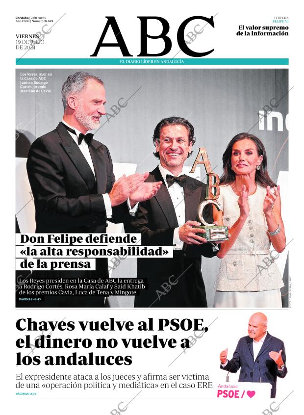 ABC CORDOBA 19-07-2024 página 1