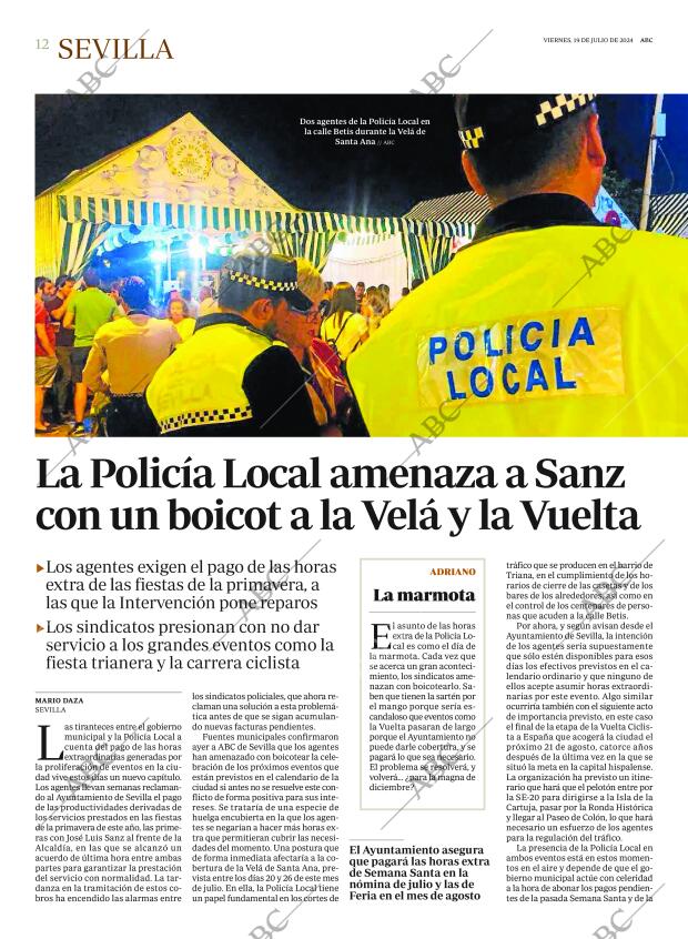ABC SEVILLA 19-07-2024 página 12