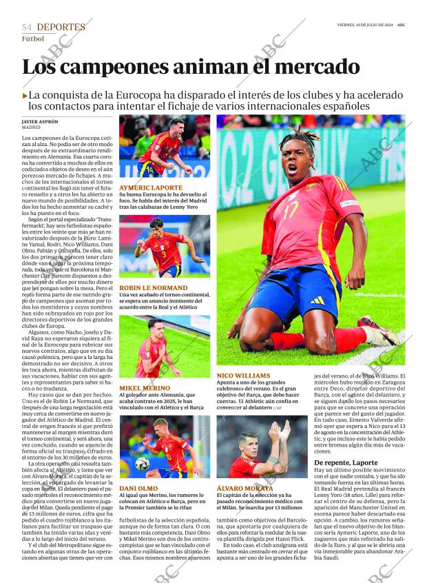 ABC SEVILLA 19-07-2024 página 54