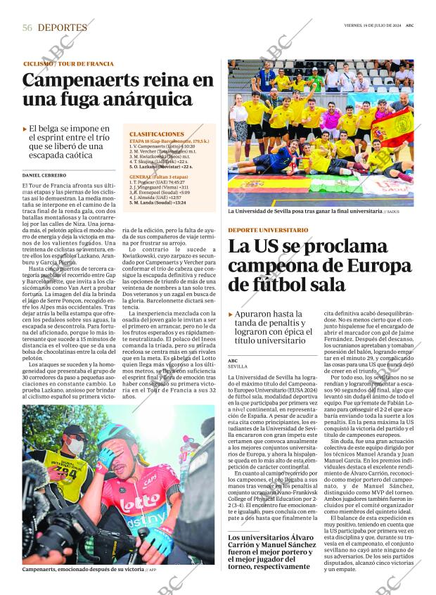 ABC SEVILLA 19-07-2024 página 56