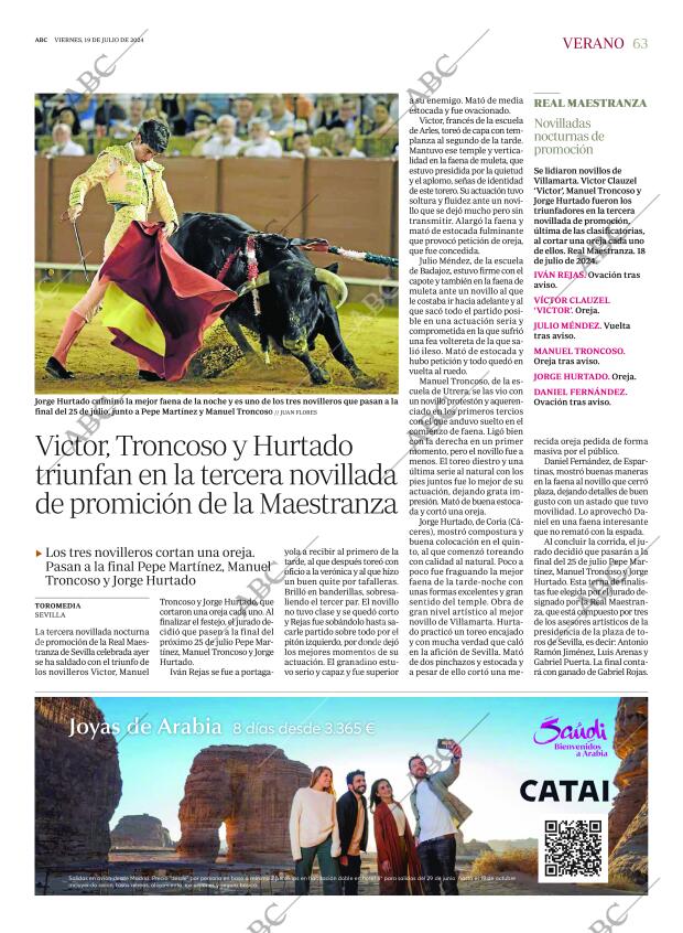 ABC SEVILLA 19-07-2024 página 63