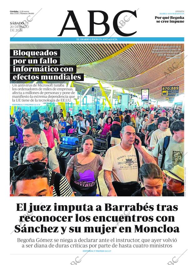 ABC CORDOBA 20-07-2024 página 1