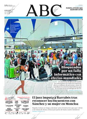 ABC SEVILLA 20-07-2024 página 1