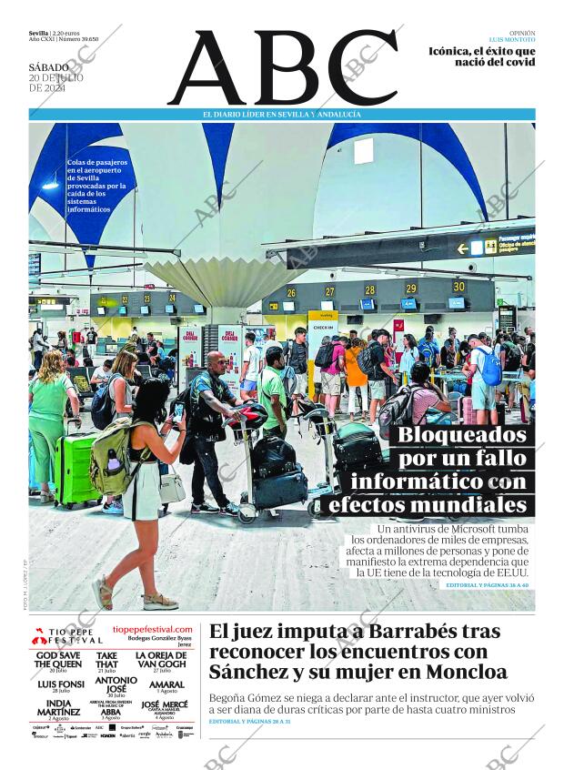ABC SEVILLA 20-07-2024 página 1