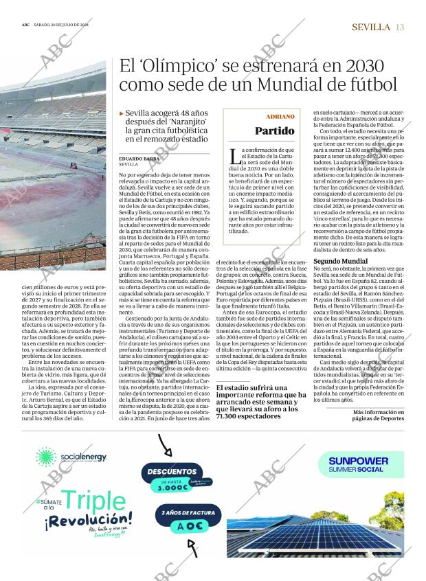 ABC SEVILLA 20-07-2024 página 13