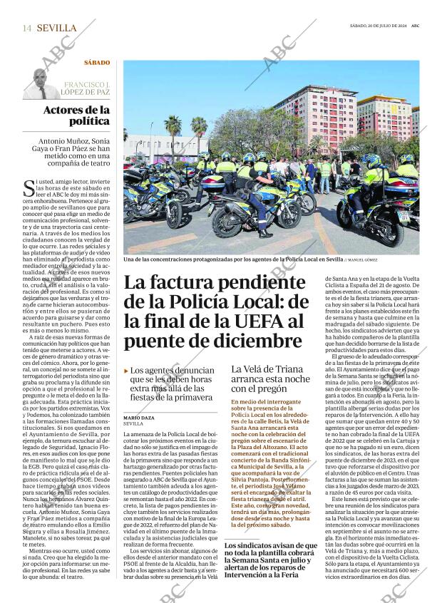ABC SEVILLA 20-07-2024 página 14