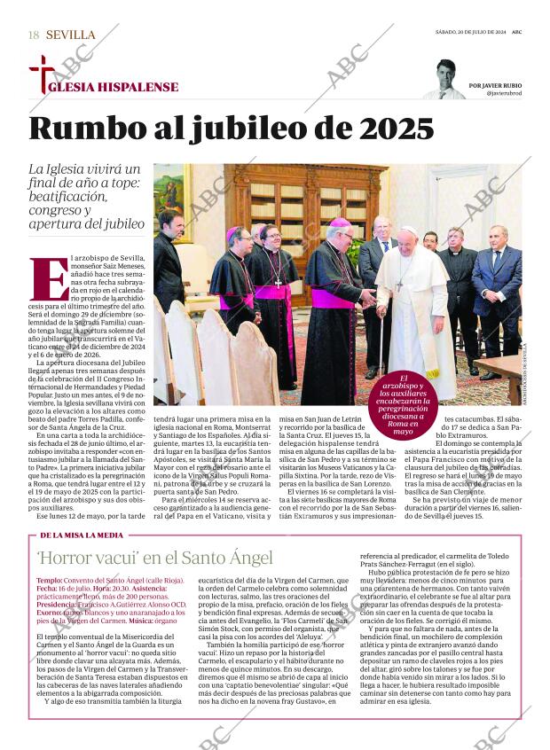 ABC SEVILLA 20-07-2024 página 18