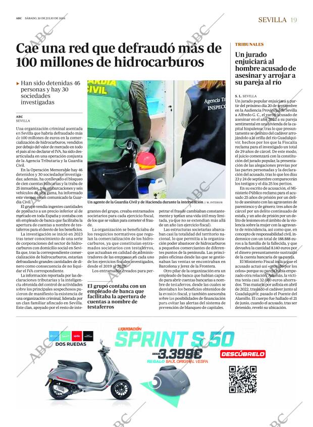 ABC SEVILLA 20-07-2024 página 19