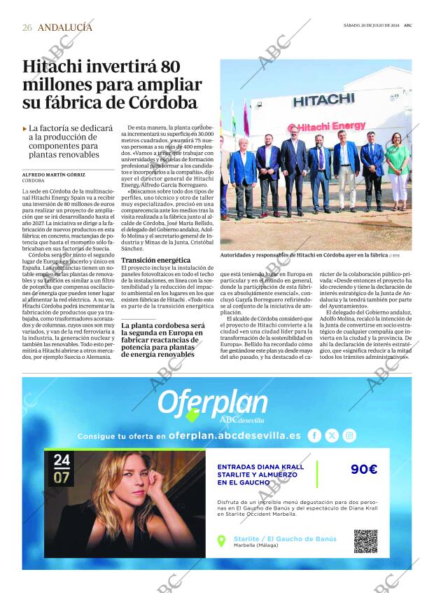 ABC SEVILLA 20-07-2024 página 26