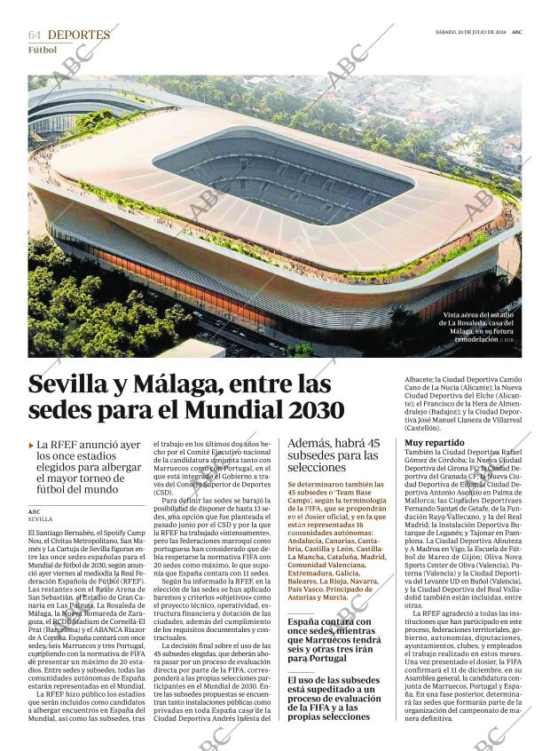 ABC SEVILLA 20-07-2024 página 64