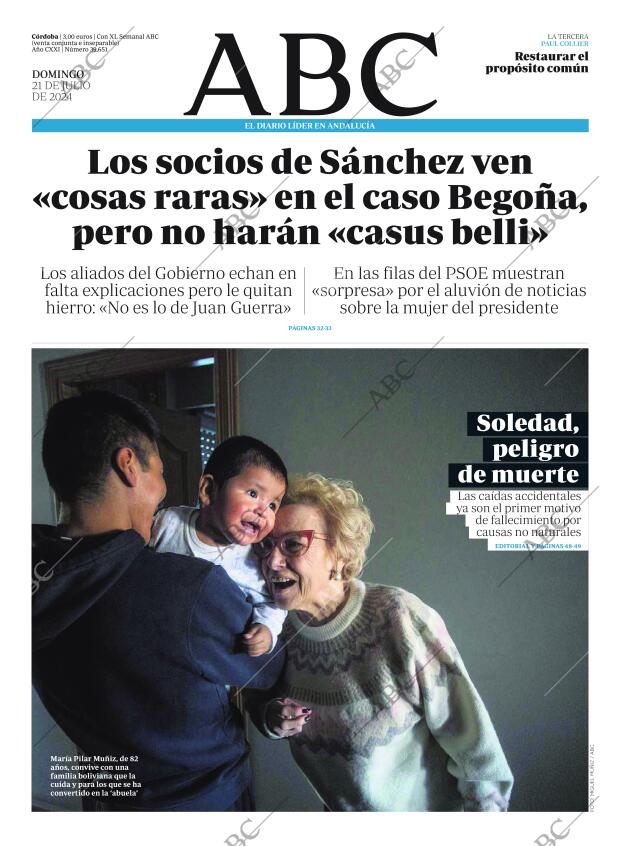 ABC CORDOBA 21-07-2024 página 1