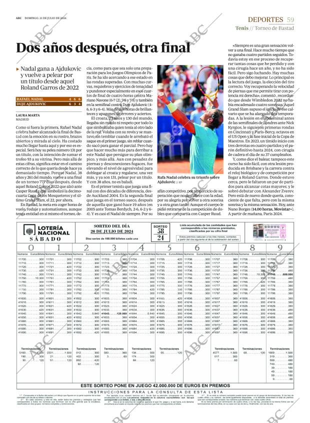 ABC CORDOBA 21-07-2024 página 59