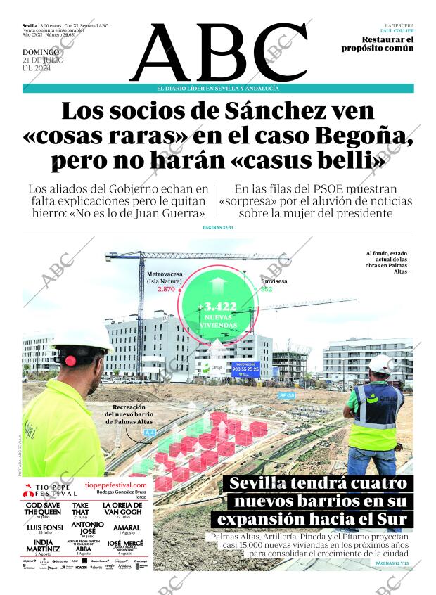 ABC SEVILLA 21-07-2024 página 1