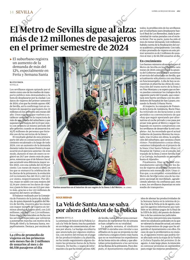 ABC SEVILLA 22-07-2024 página 14