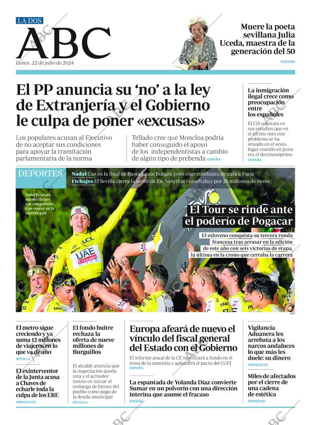 ABC SEVILLA 22-07-2024 página 2
