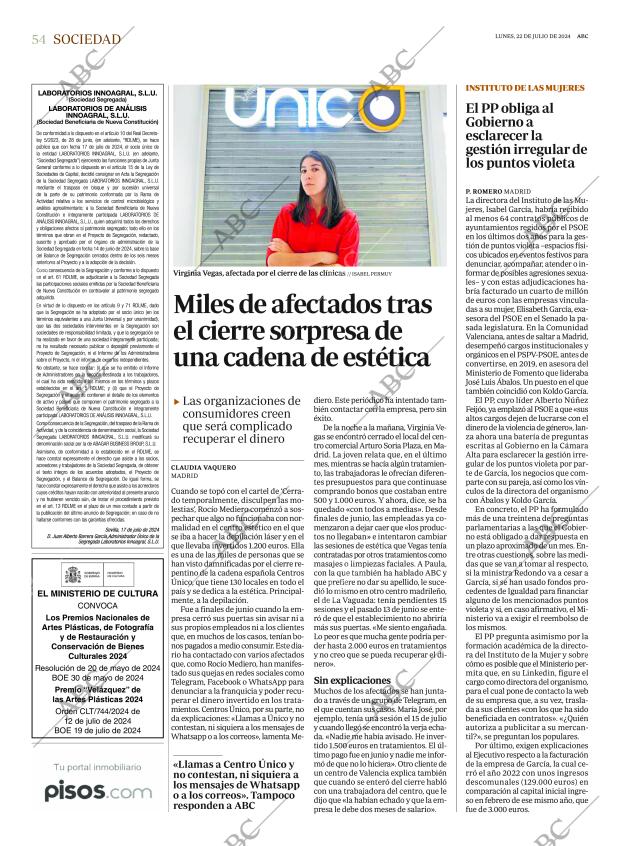 ABC SEVILLA 22-07-2024 página 54