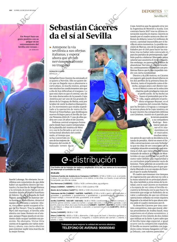 ABC SEVILLA 22-07-2024 página 57