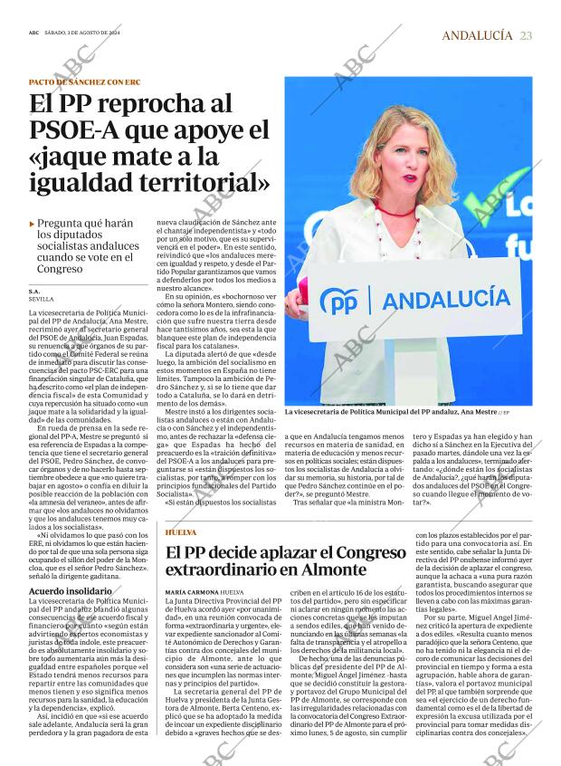 ABC SEVILLA 03-08-2024 página 23