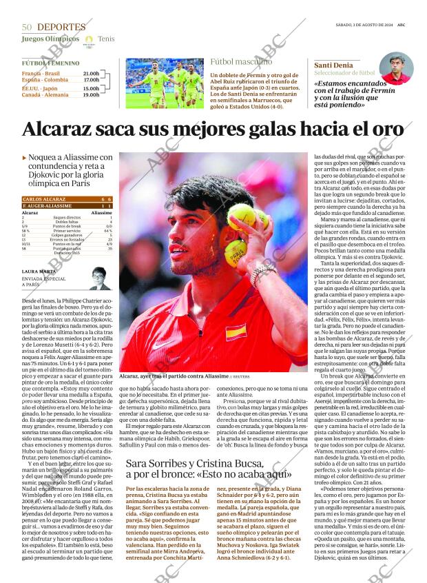 ABC SEVILLA 03-08-2024 página 50