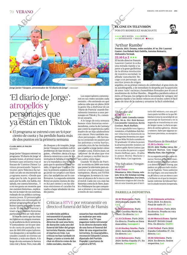 ABC SEVILLA 03-08-2024 página 70